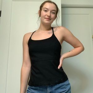 Open Back Vintage Top